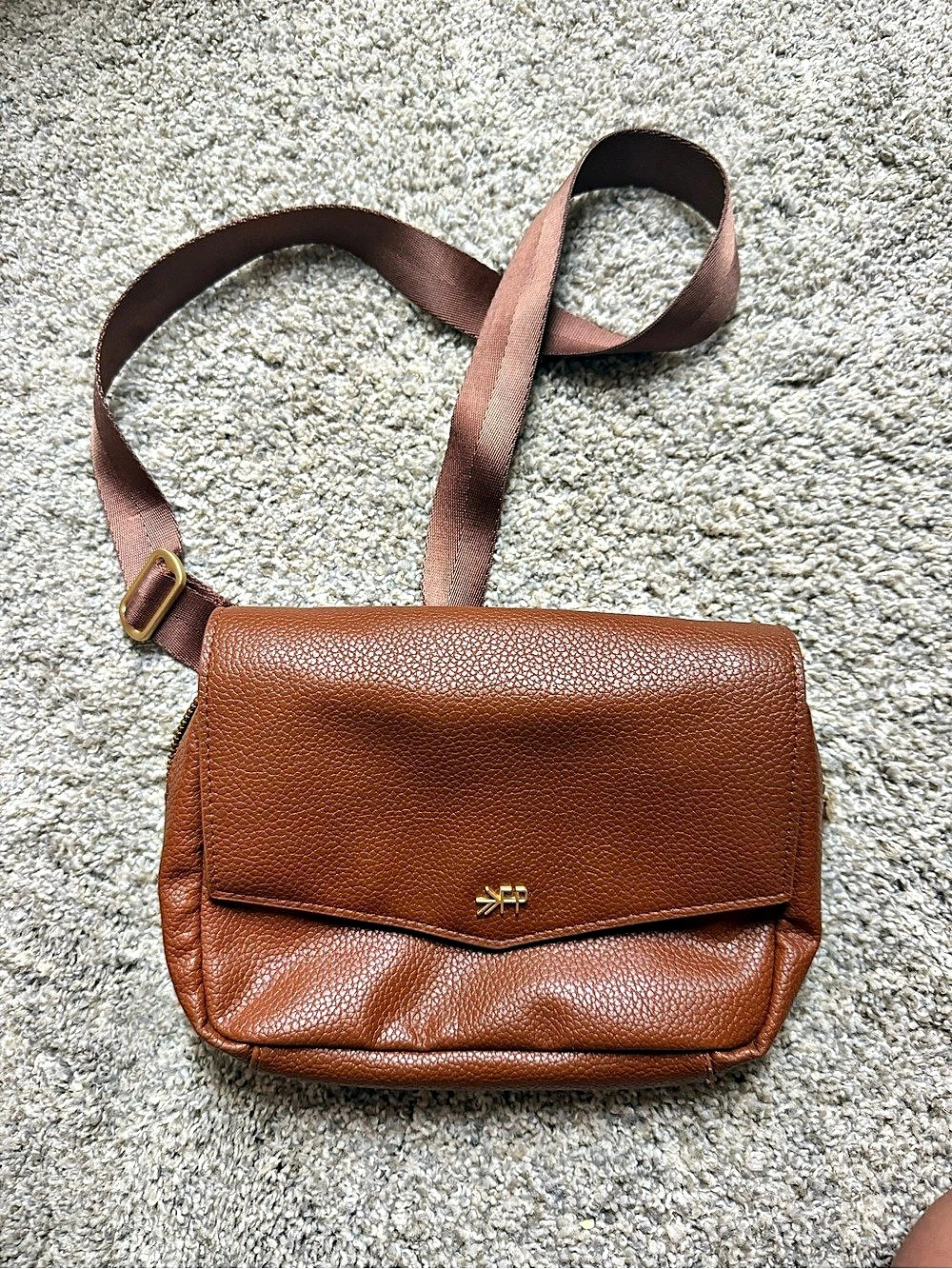 Freshly Picked Classic Park Pack Brown Crossbody Bag